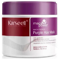 Фиолетовая маска для нейтрализации желтизны волос Maca Power Purple, Karseell