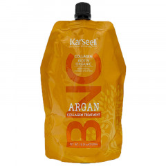 Аргановая маска для волос питание и блеск BNC Argan Collagen Treatment, Karseell